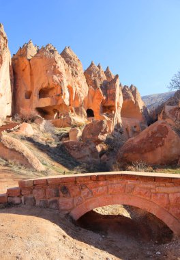 Türkiye 'nin Kapadokya kentinde Zelve açık hava müzesi