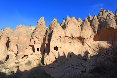 Türkiye 'nin Kapadokya kentinde Zelve açık hava müzesi
