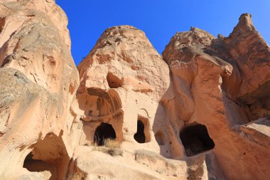 Türkiye 'nin Kapadokya kentinde Zelve açık hava müzesi