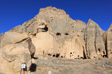 Selime Castle - the largest and most elaborate cave complex in Cappadocia, Turkey