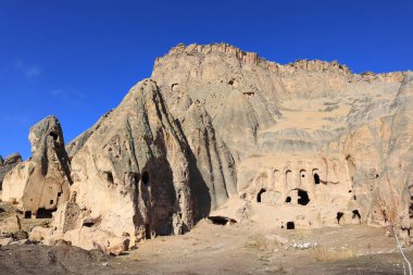 Selime Castle - the largest and most elaborate cave complex in Cappadocia, Turkey