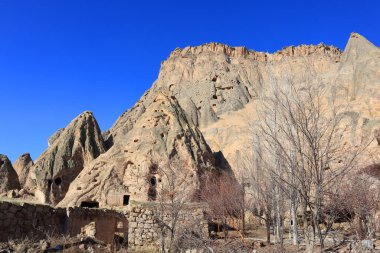 Selime Castle - the largest and most elaborate cave complex in Cappadocia, Turkey