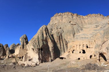 Selime Castle - the largest and most elaborate cave complex in Cappadocia, Turkey