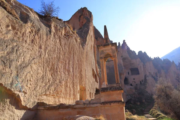 Old Church Zelve Open Air Museum Cappadocia Turkey — Zdjęcie stockowe