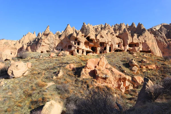 Zelve Open Air Museum Cappadocia Turkey — Stock Photo, Image