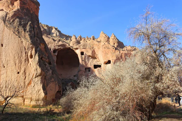 Türkiye Nin Kapadokya Kentinde Zelve Açık Hava Müzesi — Stok fotoğraf