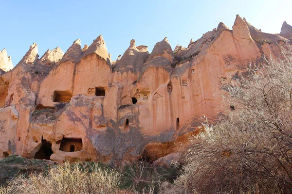 Zelve Open Air Museum Cappadocia Turkey — Stok Foto