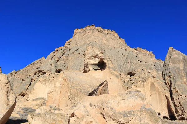 Замок Селим Самый Большой Сложный Пещерный Комплекс Каппадокии Турция — стоковое фото