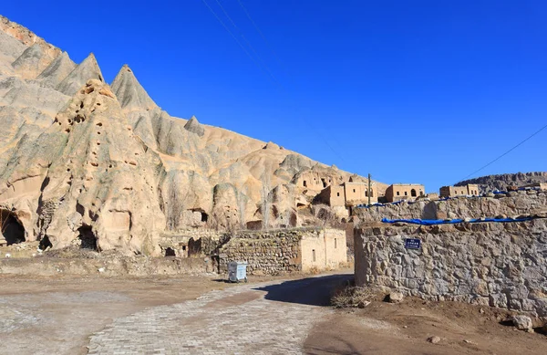 Selime Castle Largest Most Elaborate Cave Complex Cappadocia Turkey — Zdjęcie stockowe