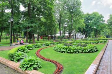 Park named after Taras Shevchenko in Ivano-Frankivsk, Ukraine