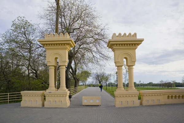 Entrance Gate Memorial Park Museum Izmail Fortress Izmail Ukraine — Foto Stock