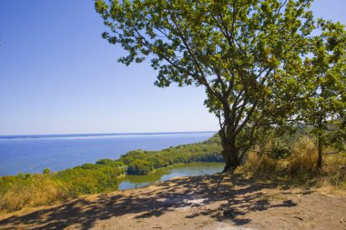 View of Buchak Lake in Cherkasy region, Ukraine