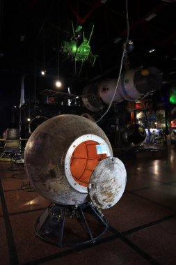 Exibits of National Museum of Cosmonautics named after S.P. Korolev in Zhytomyr, Ukraine