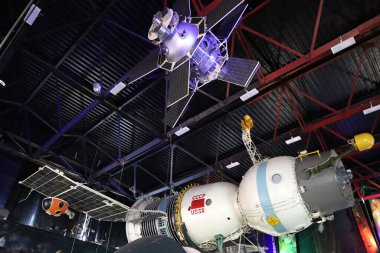 Exibits of National Museum of Cosmonautics named after S.P. Korolev in Zhytomyr, Ukraine