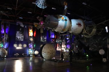 Exibits of National Museum of Cosmonautics named after S.P. Korolev in Zhytomyr, Ukraine