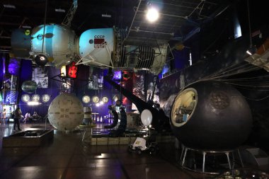 Exibits of National Museum of Cosmonautics named after S.P. Korolev in Zhytomyr, Ukraine