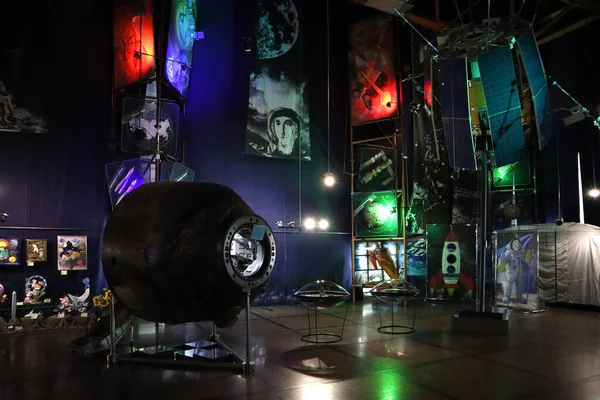 Exibits of National Museum of Cosmonautics named after S.P. Korolev in Zhytomyr, Ukraine