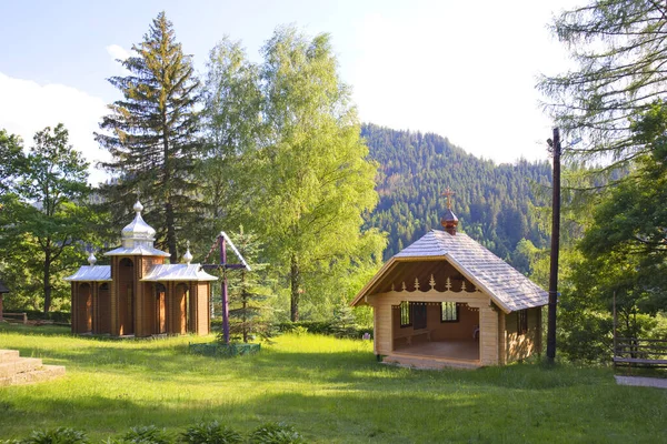 Belfry Church Nativity Holy Mother God Village Krivorivnya Ukraine — стокове фото