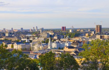  Podil, Ukrayna 'dan Kyiv şehir manzarası