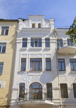  Beautiful old building at Pushkinskaya Street in Kyiv, Ukraine