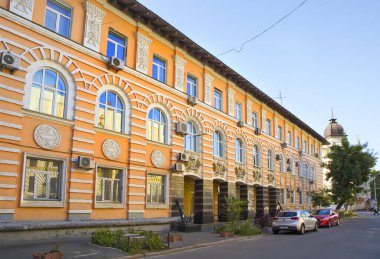 Ukrayna 'nın Kyiv ilçesindeki Podol bölgesinde tarihi bina