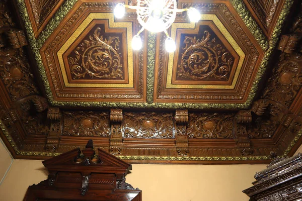Rich interior of Lieberman\'s House in Kyiv, Ukraine