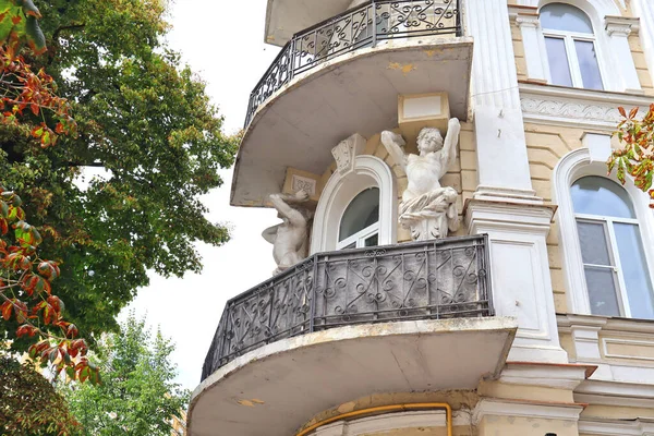 Zabytkowy Budynek Placu Sofijskim Kijowie Ukraina — Zdjęcie stockowe
