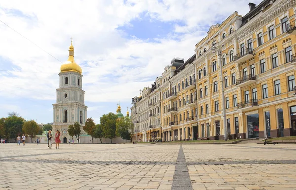 Campanario Catedral Santa Sofía Kiev Ucrania — Foto de Stock