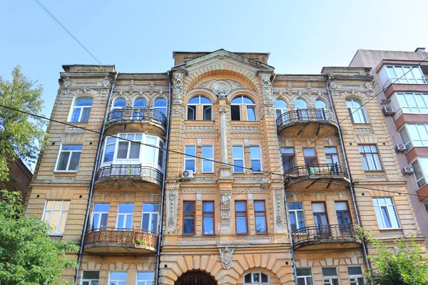 Historisk Byggnad Honchara Street Kiev Ukraina — Stockfoto