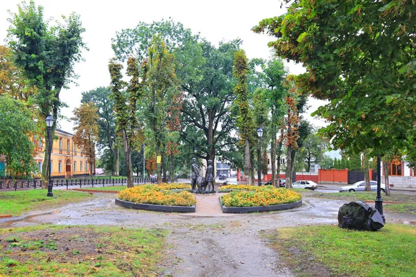 Denkmal Für Danylo Und Vasylko Romanovych Wolodymyr Wolynsky Ukraine — Stockfoto