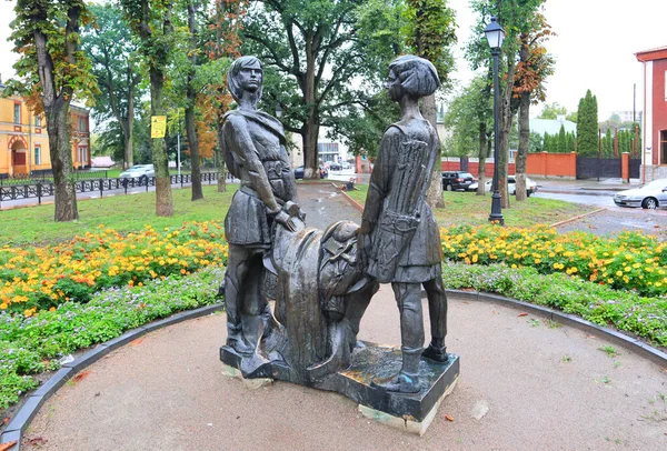 Monumento Danylo Vasylko Romanovych Volodymyr Volynsky Ucraina — Foto Stock