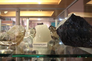 Quartz Kristalleri drüsünün yakın görüntüsü