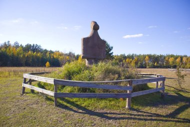 Ukrayna 'nın Chernihiv bölgesindeki Nature Park 