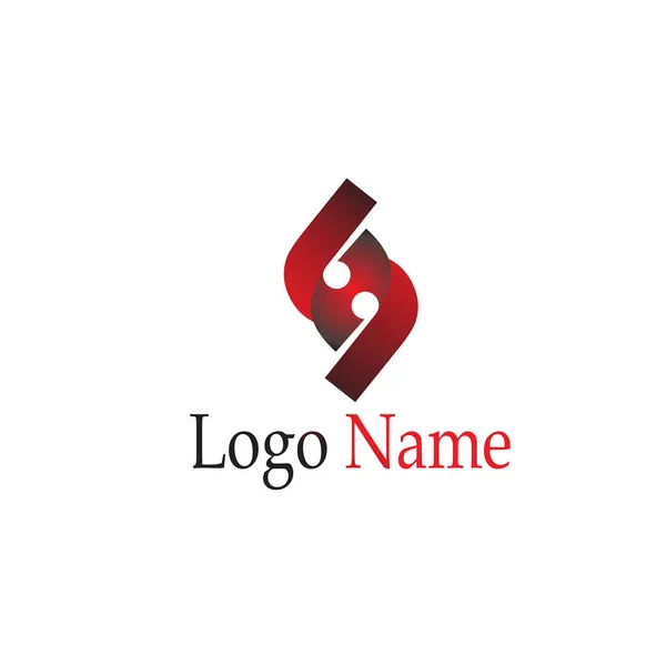 Het Concept Van Het Nummer Zes Negen Gerelateerde Logo — Stockvector