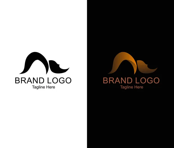 Rhino Illustration Logo Vecteur — Image vectorielle