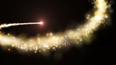  Altın Çizgiler Soyut Animasyon Arkaplanı