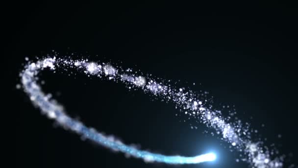 Streak Iarnă Particule Fulgi Zăpadă — Videoclip de stoc