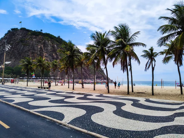 Paraíso Palmeiras Praia — Fotografia de Stock