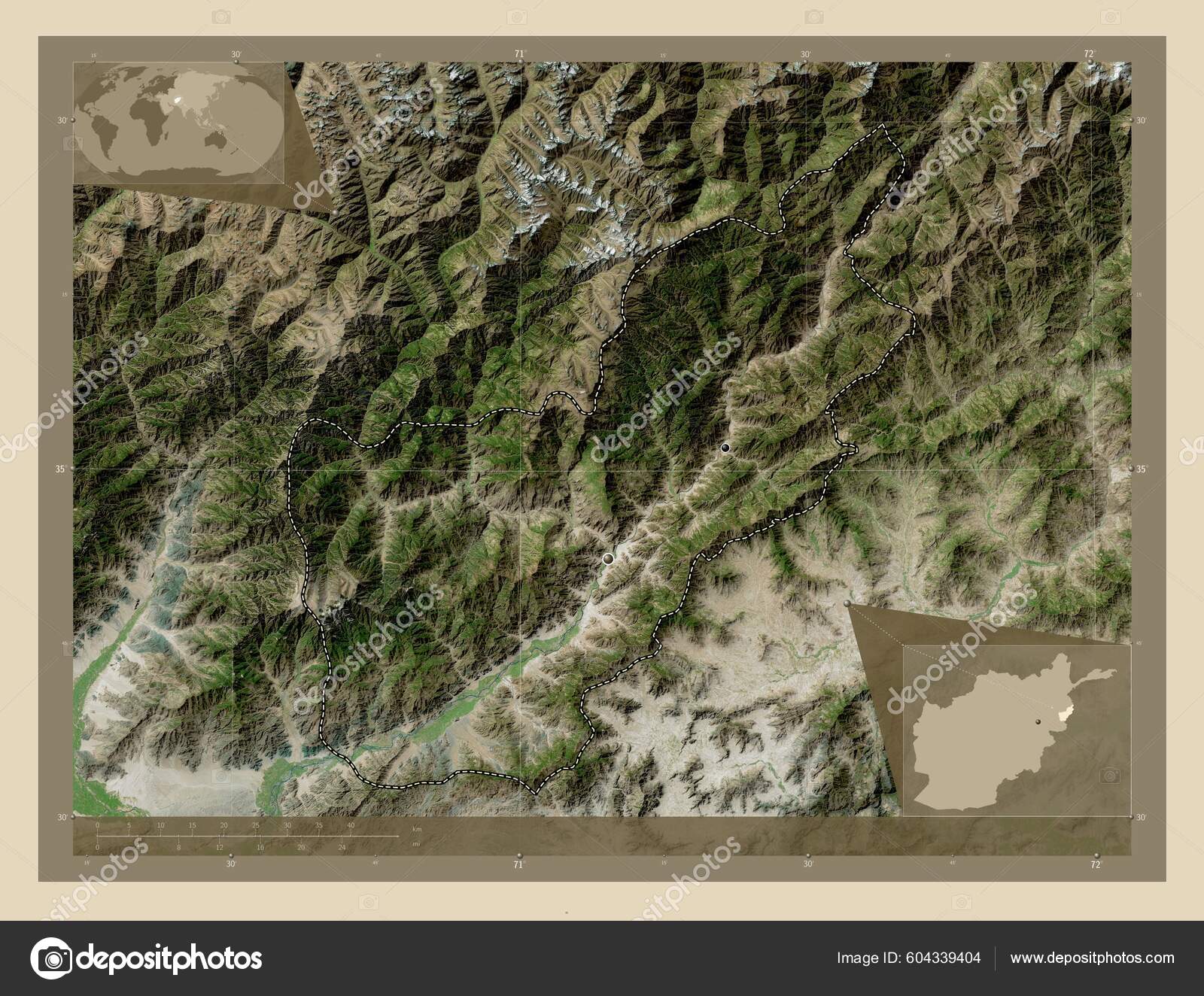 Кунар Провинция Афганистан Спутниковая Карта Высокого Разрешения.