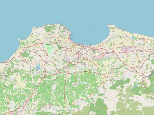 Alger Province Algeria Open Street Map — Stock Photo, Image