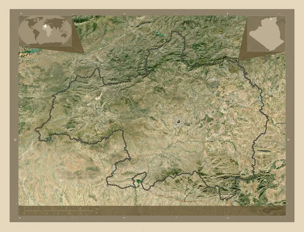 Bordj Bou Arreridj Provincia Argelia Mapa Satelital Alta Resolución Mapas —  Fotos de Stock