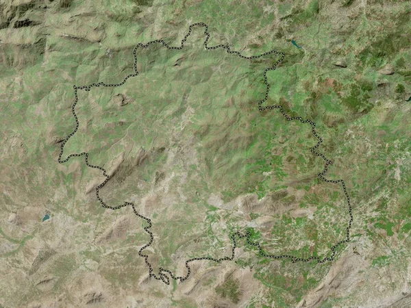 Constantine, Cezayir vilayeti. Yüksek çözünürlüklü uydu haritası