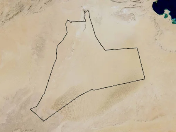 Уаргла Провинция Алжир Карта Низкого Разрешения — стоковое фото