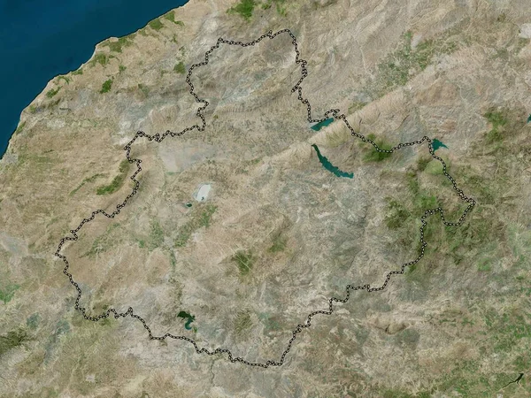 Relizane Province Algérie Carte Satellite Haute Résolution — Photo