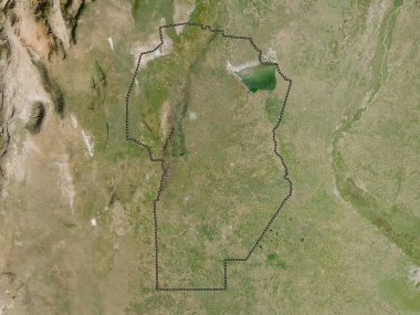 Cordoba, Arjantin ili. Düşük çözünürlüklü uydu haritası