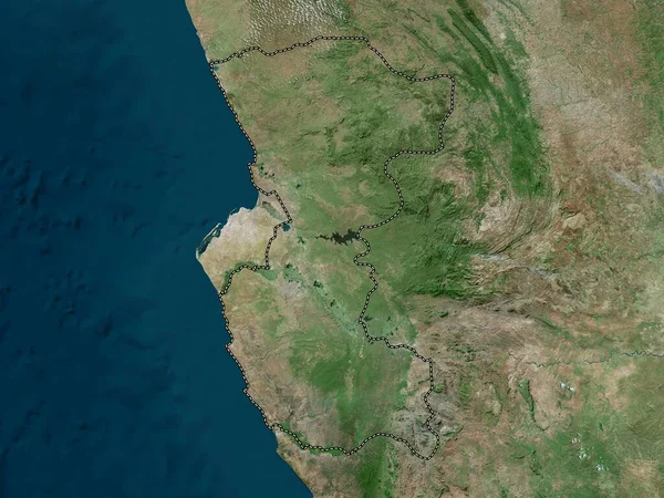 Bengo Provinz Angola Hochauflösende Satellitenkarte — Stockfoto