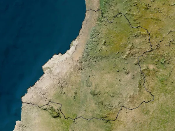 Benguela Province Angola Carte Satellite Basse Résolution — Photo