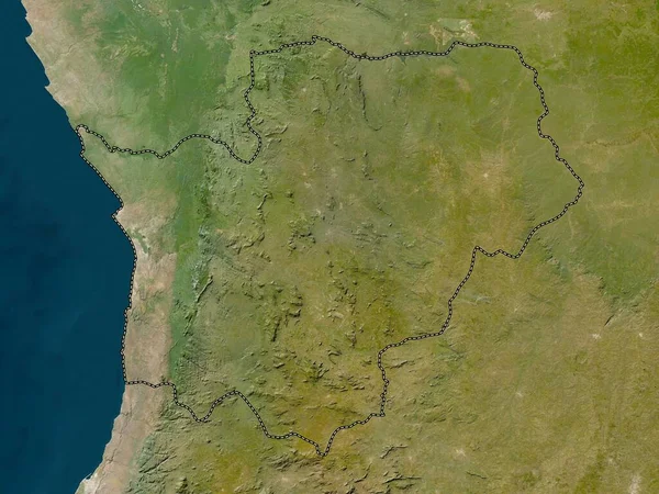 Cuanza Sul Província Angola Mapa Satélite Baixa Resolução — Fotografia de Stock