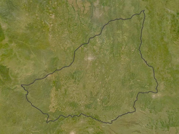 Lunda Sul 安哥拉省 低分辨率卫星地图 — 图库照片