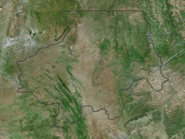安哥拉的威热省 高分辨率卫星地图 — 图库照片